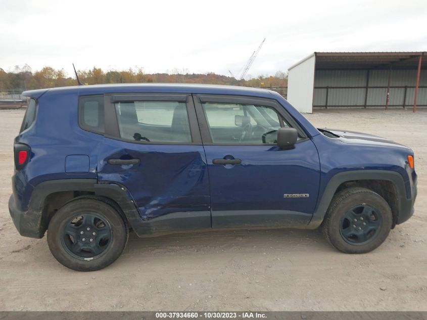 2018 Jeep Renegade Sport VIN: ZACCJBABXJPJ45917 Lot: 37934660