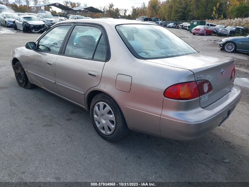 2001 Toyota Corolla Le VIN: 2T1BR12E61C420365 Lot: 37934968