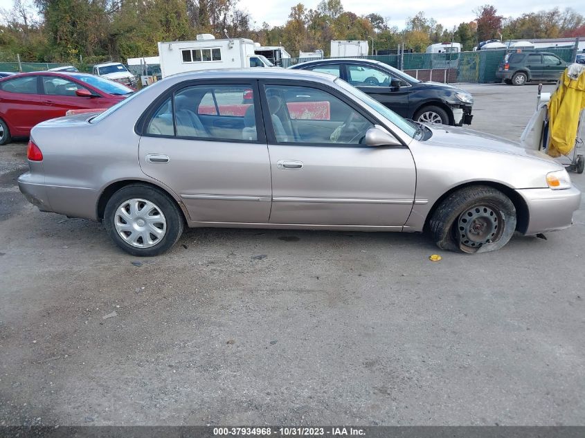 2001 Toyota Corolla Le VIN: 2T1BR12E61C420365 Lot: 37934968