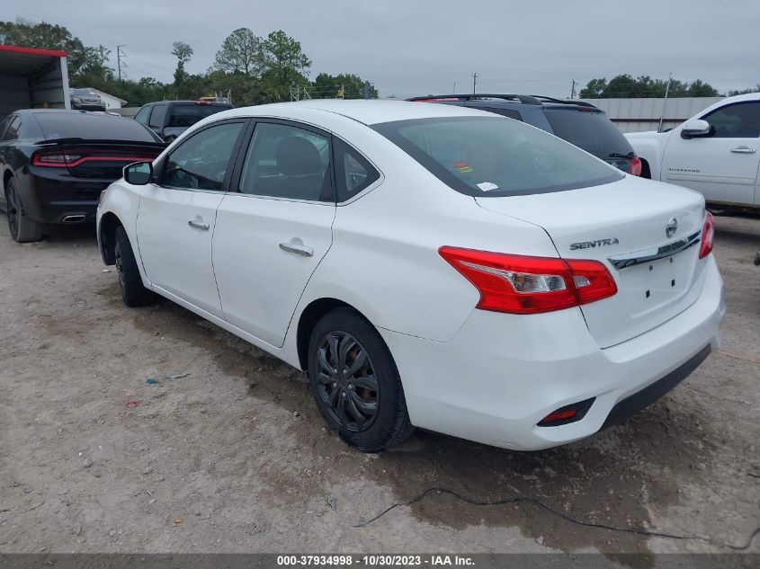 2016 Nissan Sentra Sr/Sl/S/Sv/Fe+ S VIN: 3N1AB7AP7GY252740 Lot: 37934998