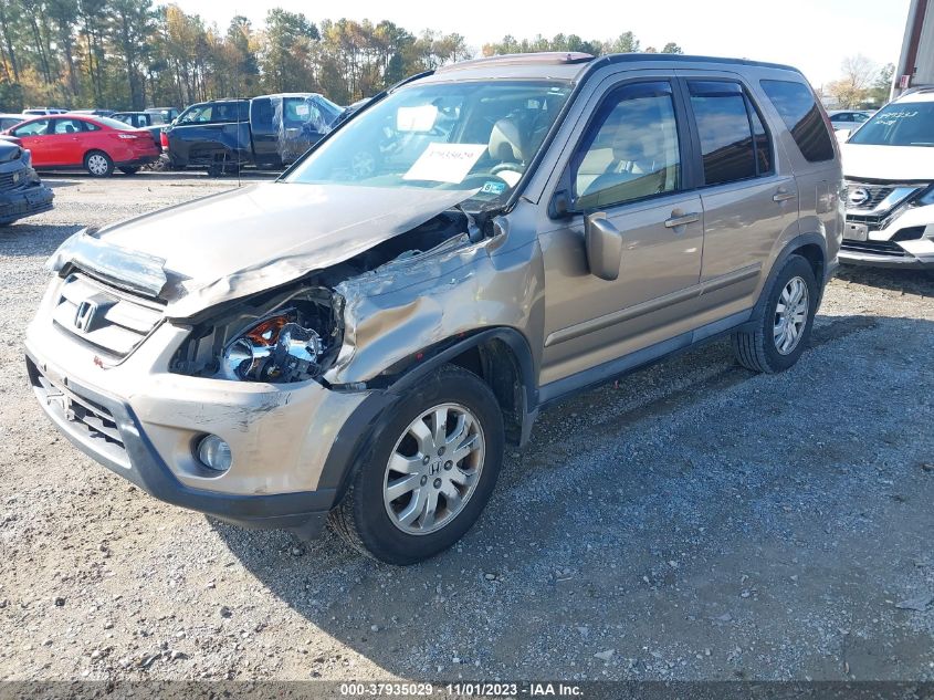 2006 Honda Cr-V Ex Se VIN: SHSRD78986U437321 Lot: 37935029