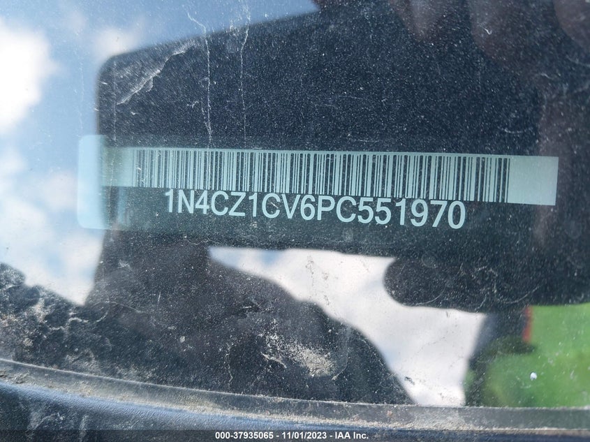 2023 Nissan Leaf Sv Plus VIN: 1N4CZ1CV6PC551970 Lot: 37935065