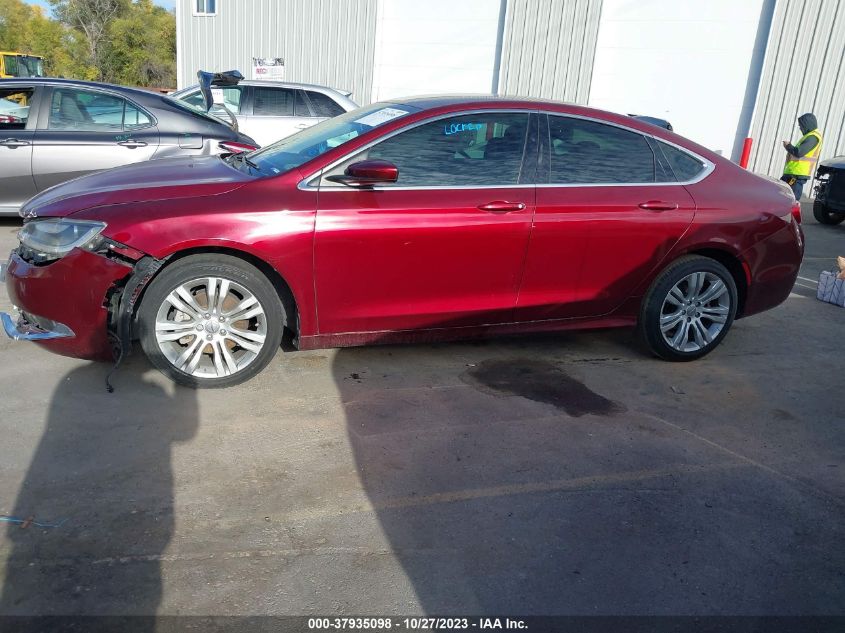 2015 Chrysler 200 Limited VIN: 1C3CCCAB8FN537821 Lot: 37935098