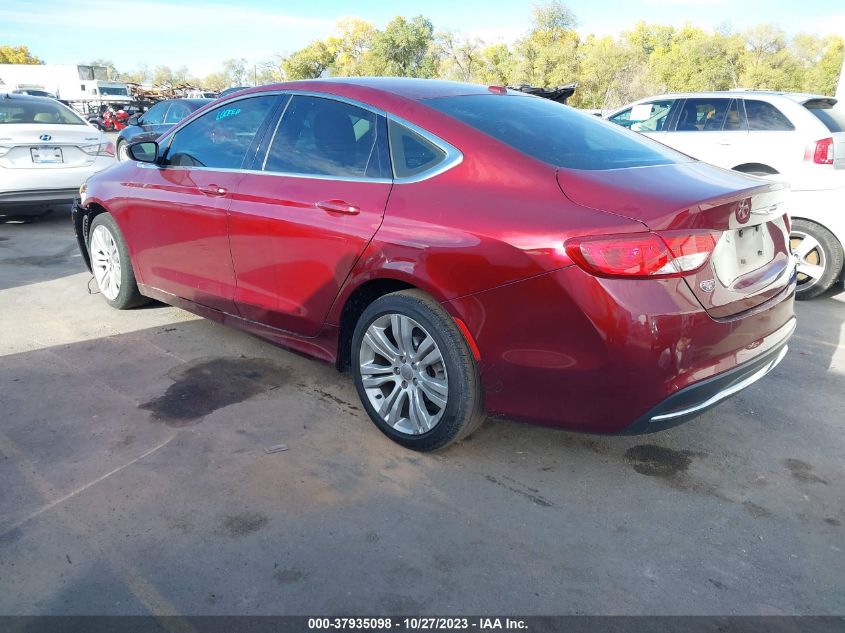 2015 Chrysler 200 Limited VIN: 1C3CCCAB8FN537821 Lot: 37935098