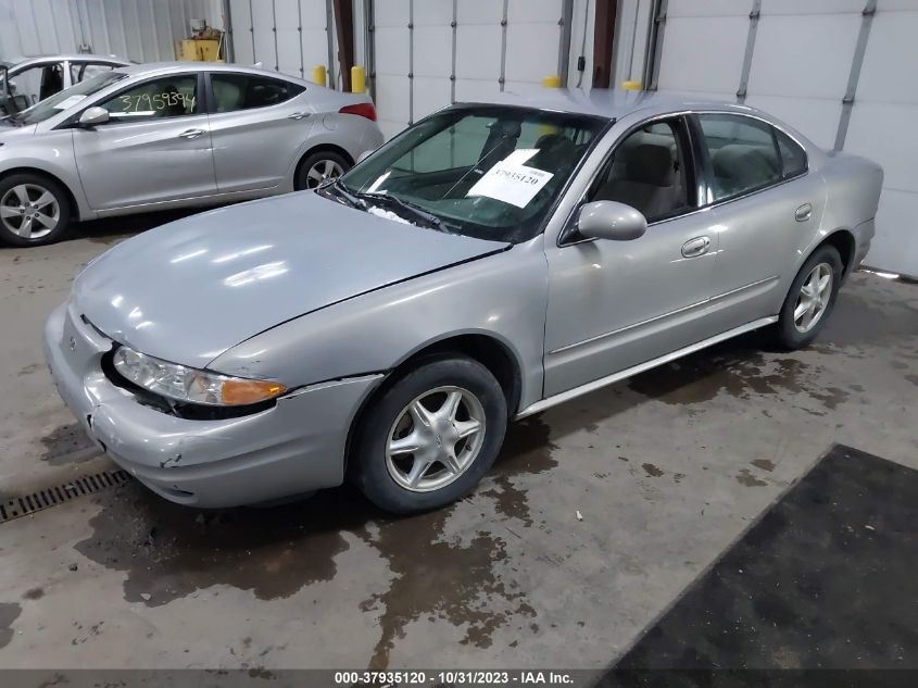 2000 Oldsmobile Alero Gl2 VIN: 1G3NL52T6YC367383 Lot: 37935120