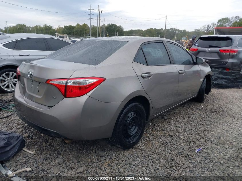 2014 Toyota Corolla Le VIN: 5YFBURHE2EP124818 Lot: 37935211