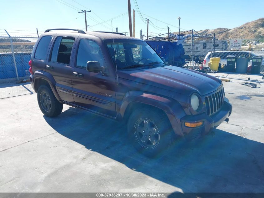 2002 Jeep Liberty Limited VIN: 1J4GL58K62W160726 Lot: 37935297