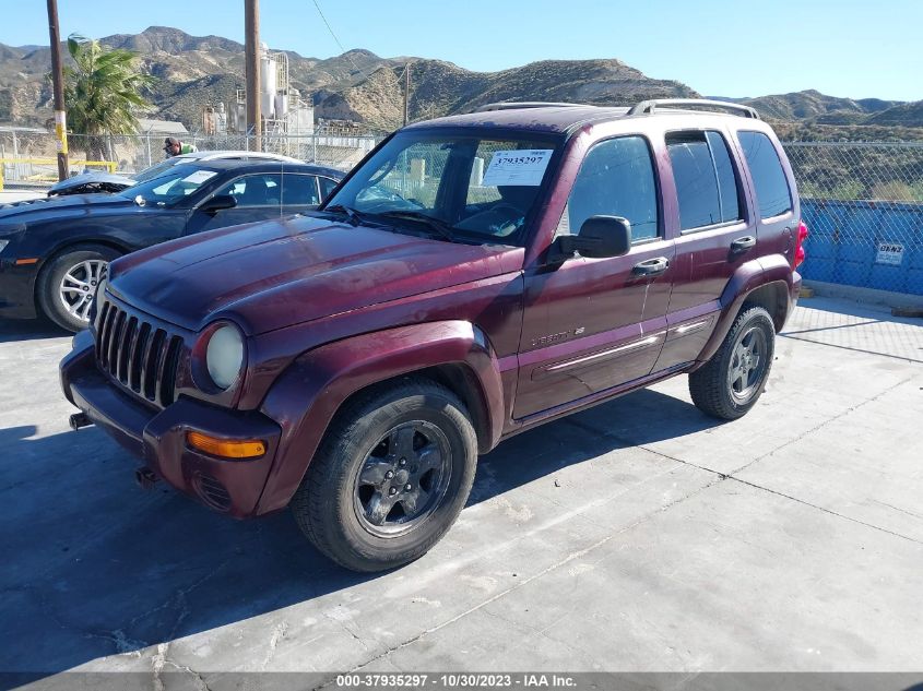 2002 Jeep Liberty Limited VIN: 1J4GL58K62W160726 Lot: 37935297