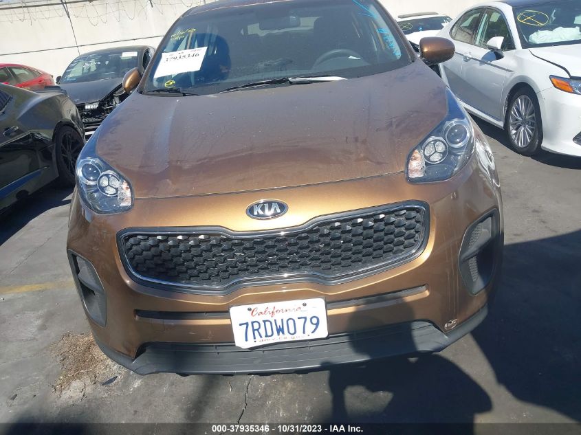 2017 Kia Sportage Lx VIN: KNDPM3AC2H7049832 Lot: 37935346