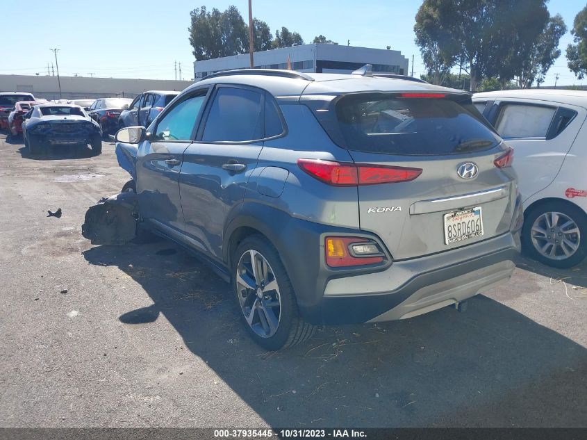 2020 Hyundai Kona Limited VIN: KM8K33A51LU559013 Lot: 37935445