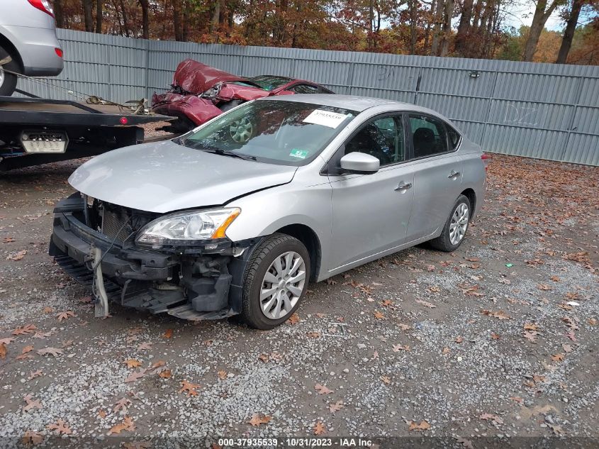 2014 Nissan Sentra Sv VIN: 3N1AB7AP2EY244767 Lot: 37935539