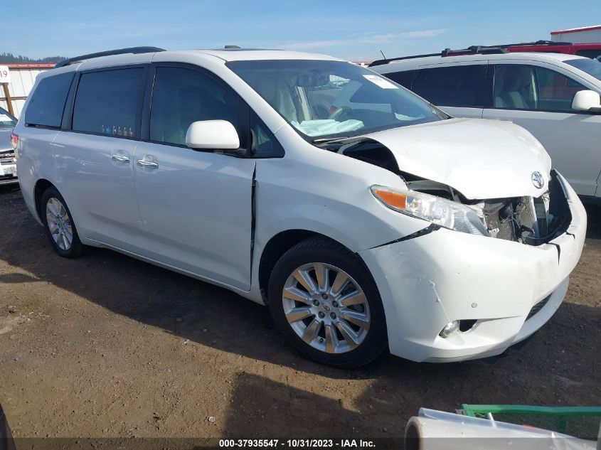 2012 Toyota Sienna Ltd VIN: 5TDDK3DC2CS044987 Lot: 37935547