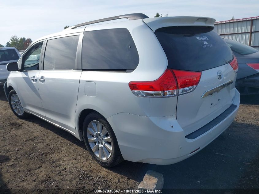 2012 Toyota Sienna Ltd VIN: 5TDDK3DC2CS044987 Lot: 37935547