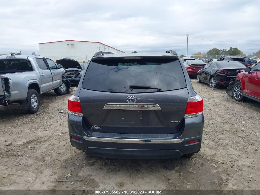 2013 Toyota Highlander VIN: 5TDBK3EH3DS206919 Lot: 37935582