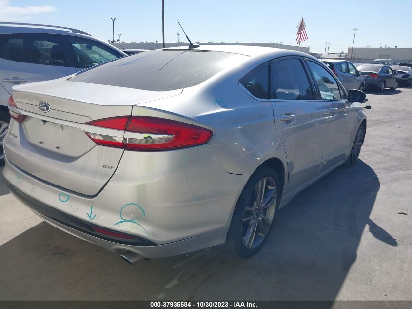 2018 Ford Fusion Se VIN: 3FA6P0H76JR118360 Lot: 37935584