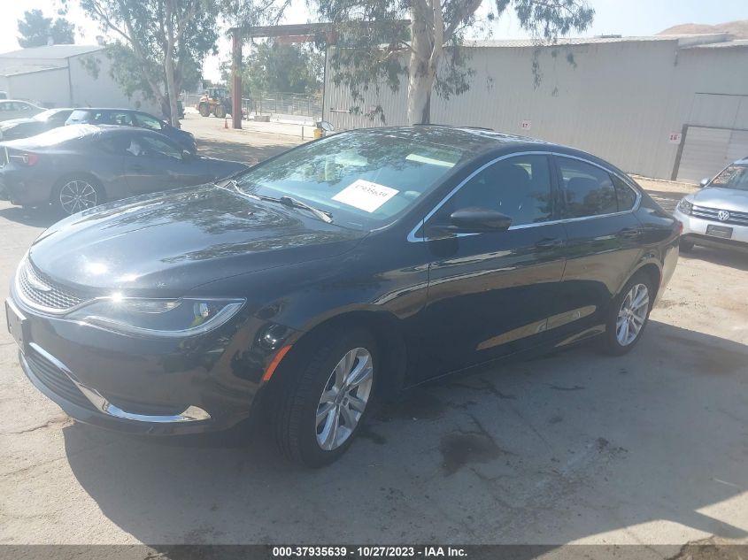 2015 Chrysler 200 Limited VIN: 1C3CCCAB4FN627189 Lot: 37935639