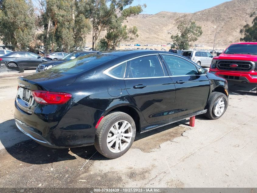 2015 Chrysler 200 Limited VIN: 1C3CCCAB4FN627189 Lot: 37935639