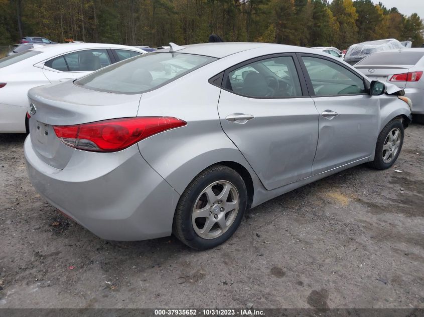 2012 Hyundai Elantra Gls VIN: 5NPDH4AE8CH062801 Lot: 37935652