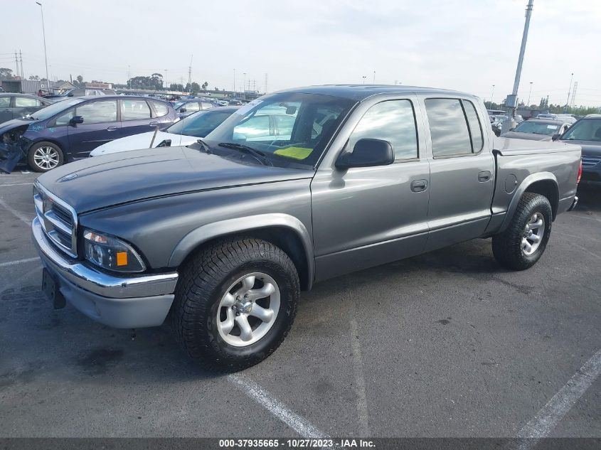 2004 Dodge Dakota Quad Slt VIN: 1D7HL48N54S563823 Lot: 40380930