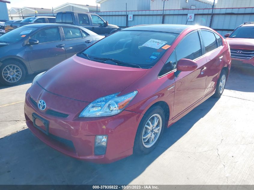 2010 Toyota Prius Ii/Iii/Iv/V/I VIN: JTDKN3DUXA0110421 Lot: 37935822