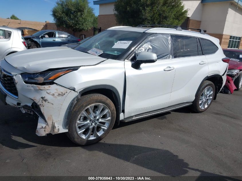 2022 Toyota Highlander Limited VIN: 5TDYZRAH1NS128978 Lot: 37935843