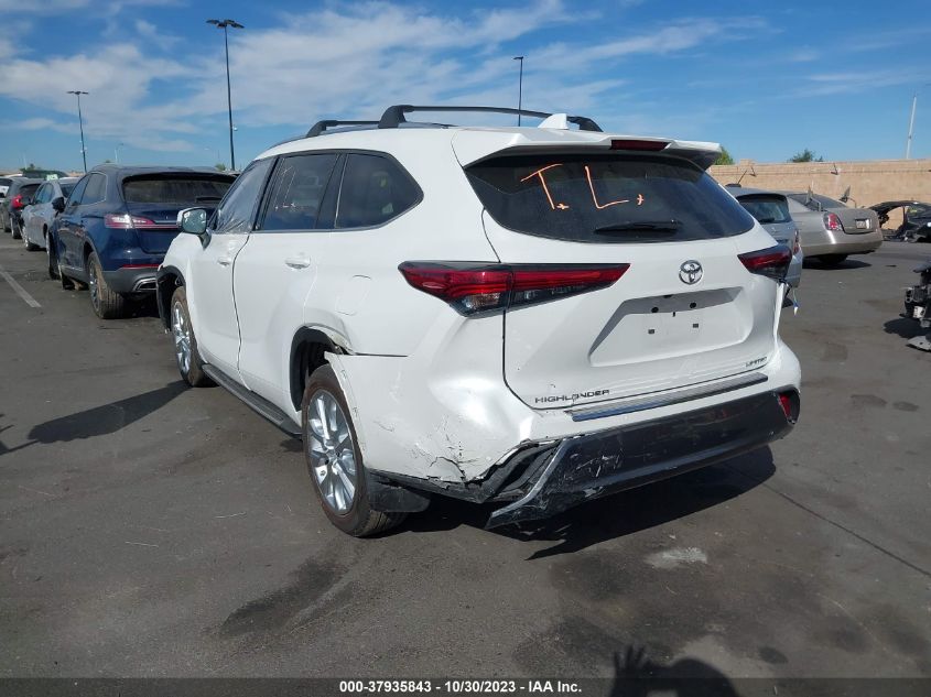 2022 Toyota Highlander Limited VIN: 5TDYZRAH1NS128978 Lot: 37935843