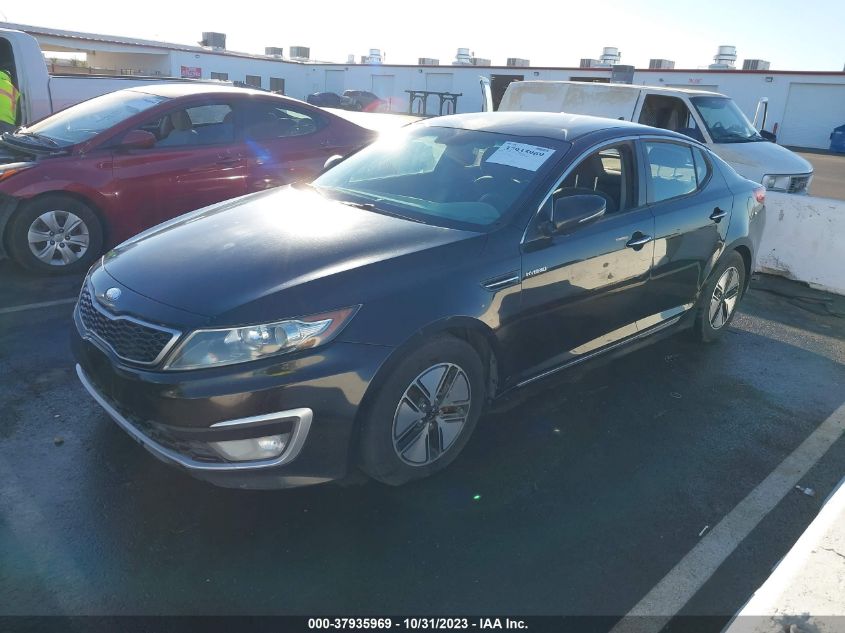 2013 Kia Optima Hybrid Lx VIN: KNAGM4AD7D5043834 Lot: 37935969