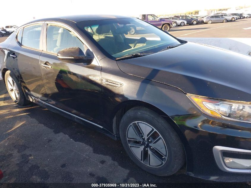 2013 Kia Optima Hybrid Lx VIN: KNAGM4AD7D5043834 Lot: 37935969