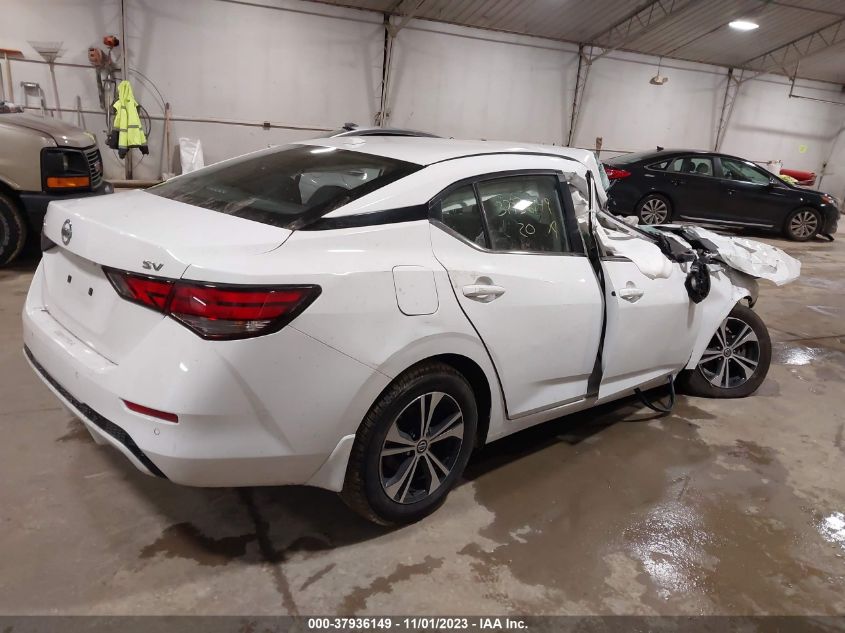 2020 Nissan Sentra Sv VIN: 3N1AB8CV4LY275680 Lot: 37936149