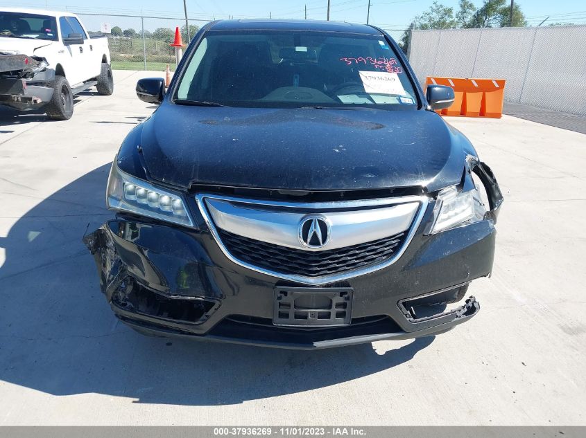 2014 Acura Mdx VIN: 5FRYD4H22EB014249 Lot: 37936269