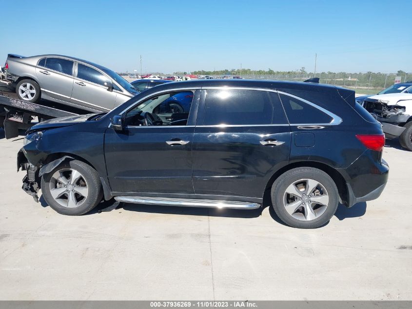 2014 Acura Mdx VIN: 5FRYD4H22EB014249 Lot: 37936269