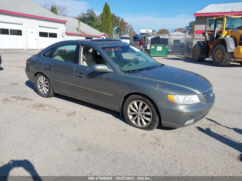 KMHFC46FX6A045840 2006 Hyundai Azera Se/Limited