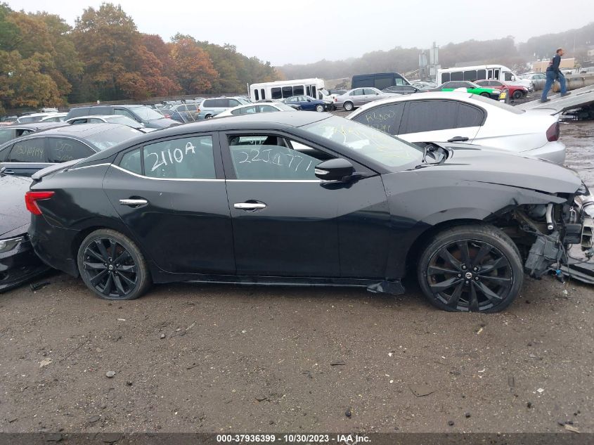 2017 Nissan Maxima Sr VIN: 1N4AA6AP4HC371596 Lot: 37936399