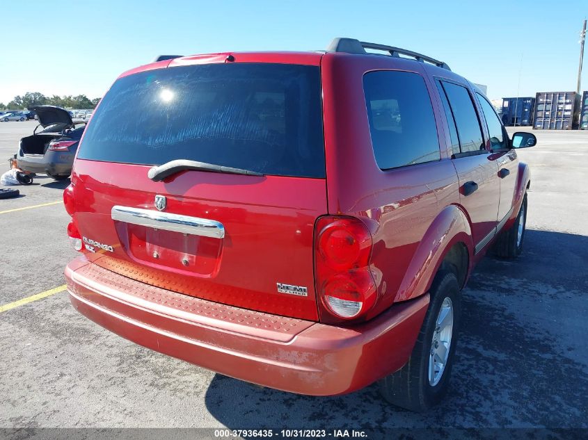 2006 Dodge Durango Slt VIN: 1D4HD48236F114765 Lot: 37936435