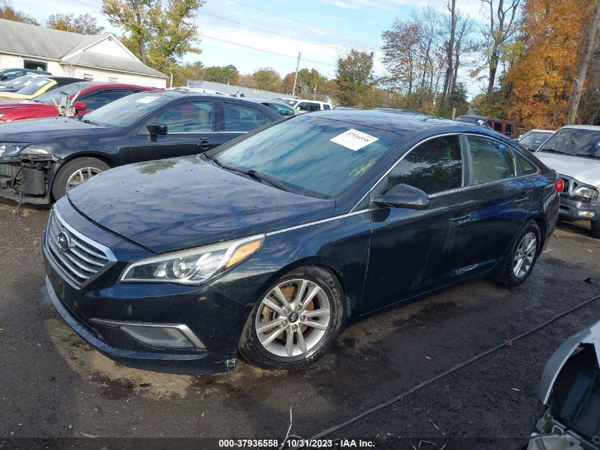 2017 Hyundai Sonata Se VIN: 5NPE24AF2HH526493 Lot: 37936558