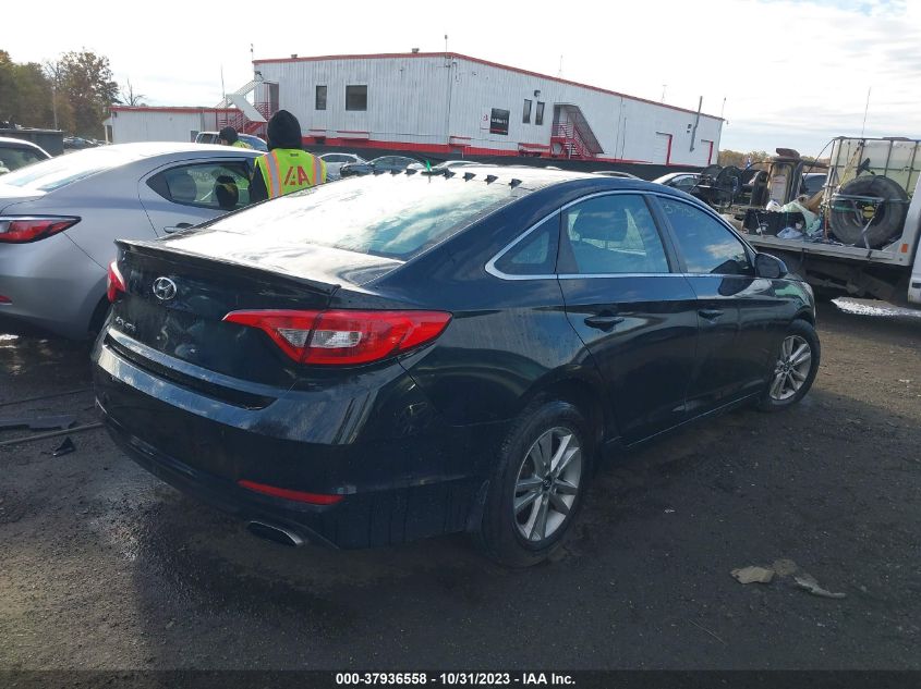 2017 Hyundai Sonata Se VIN: 5NPE24AF2HH526493 Lot: 37936558