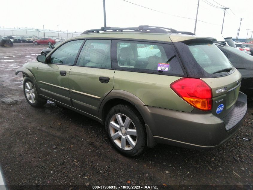 2007 Subaru Legacy Wagon Outback VIN: 4S4BP61C977327428 Lot: 37936935