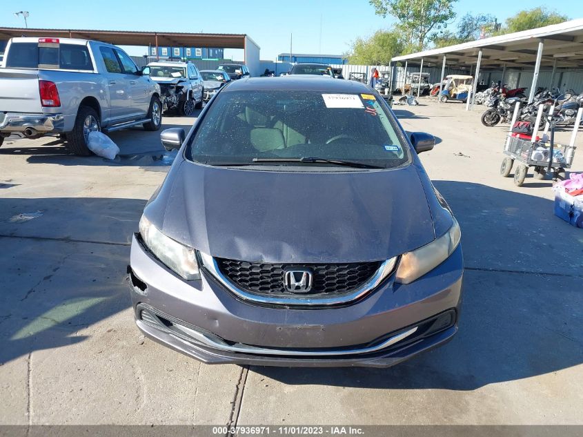 2014 Honda Civic Sedan Ex VIN: 19XFB2F89EE016516 Lot: 37936971