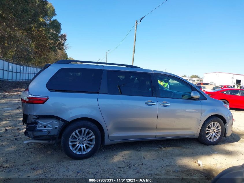 2016 Toyota Sienna Xle VIN: 5TDYK3DC7GS737254 Lot: 37937331