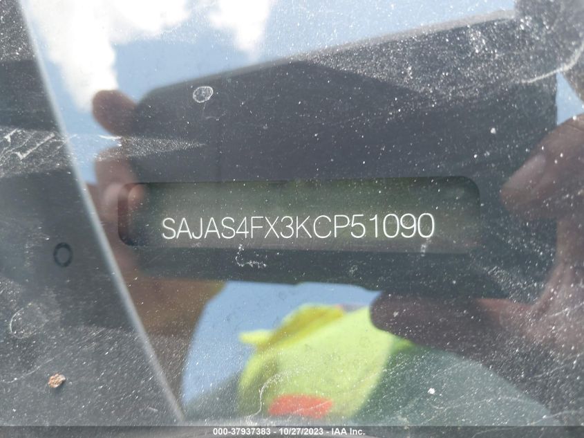 2019 Jaguar Xe 25T VIN: SAJAS4FX3KCP51090 Lot: 37937383