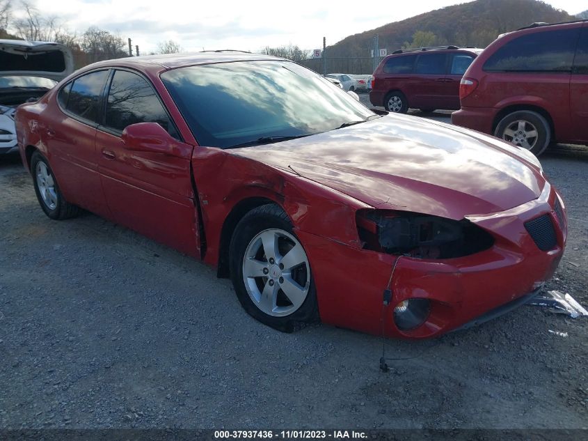 2008 Pontiac Grand Prix VIN: 2G2WP552581161977 Lot: 37937436