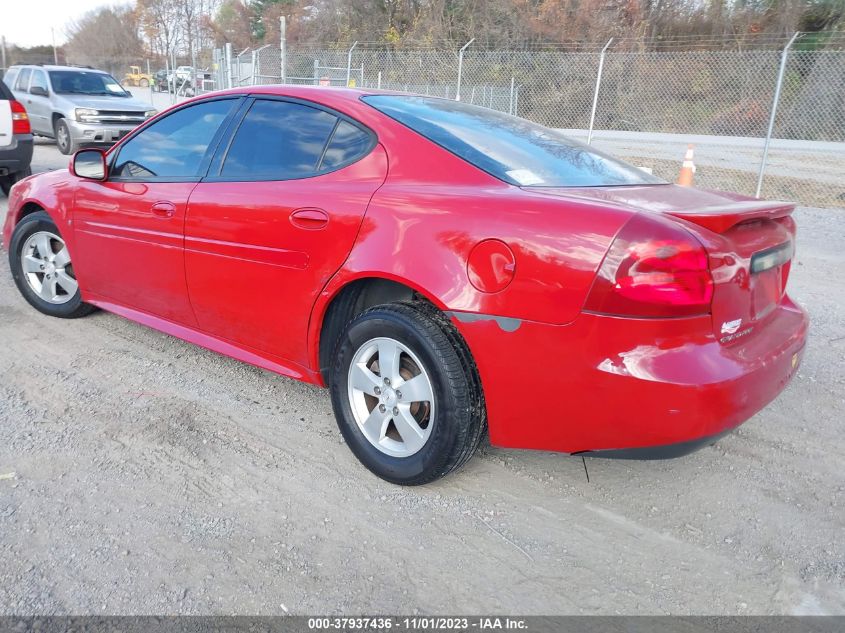 2008 Pontiac Grand Prix VIN: 2G2WP552581161977 Lot: 37937436