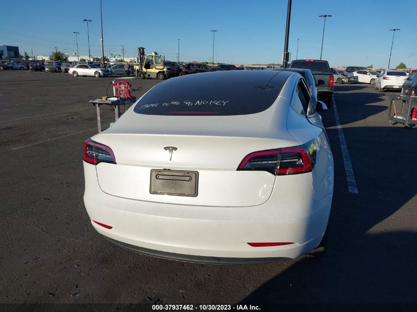 2022 Tesla Model 3 VIN: 5YJ3E1EA0NF343700 Lot: 37937462