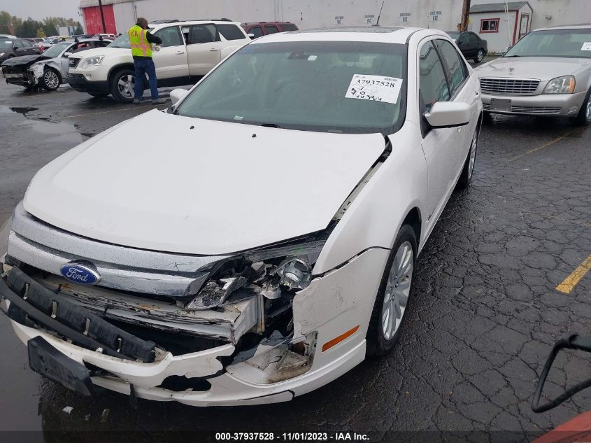 2011 Ford Fusion Hybrid VIN: 3FADP0L35BR303321 Lot: 37937528