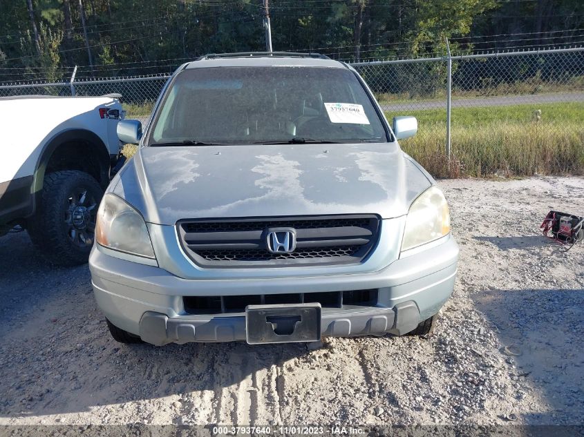 2003 Honda Pilot Ex VIN: 2HKYF18693H583045 Lot: 37937640