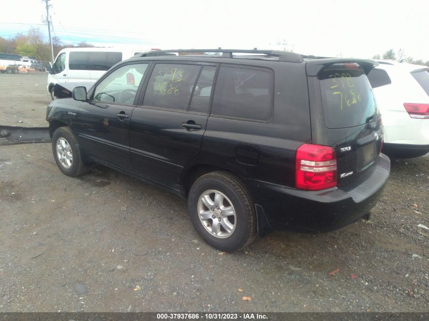 2002 Toyota Highlander Limited VIN: JTEHF21A320086228 Lot: 37937686