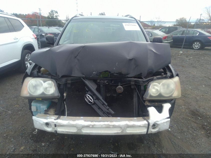 2002 Toyota Highlander Limited VIN: JTEHF21A320086228 Lot: 37937686