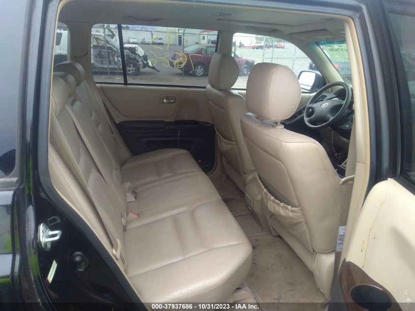 2002 Toyota Highlander Limited VIN: JTEHF21A320086228 Lot: 37937686