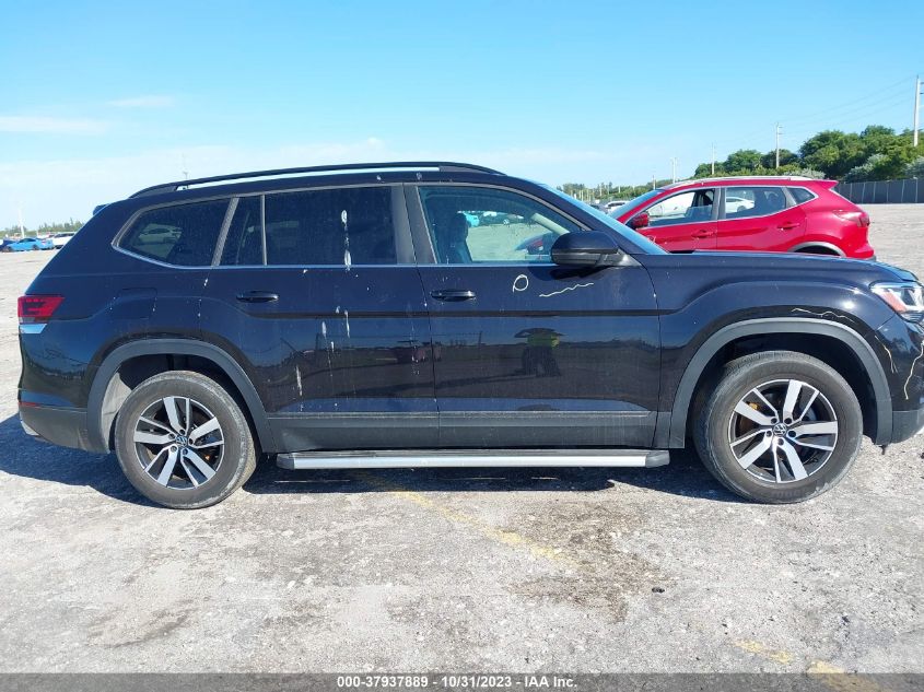 2021 Volkswagen Atlas 2.0T Se VIN: 1V2DP2CAXMC522747 Lot: 37937889