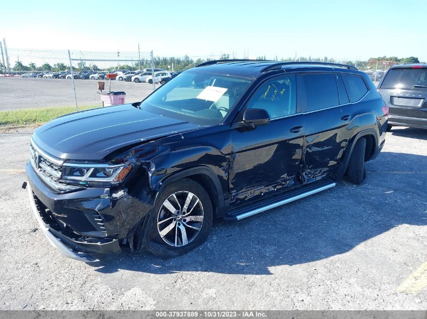 2021 Volkswagen Atlas 2.0T Se VIN: 1V2DP2CAXMC522747 Lot: 37937889